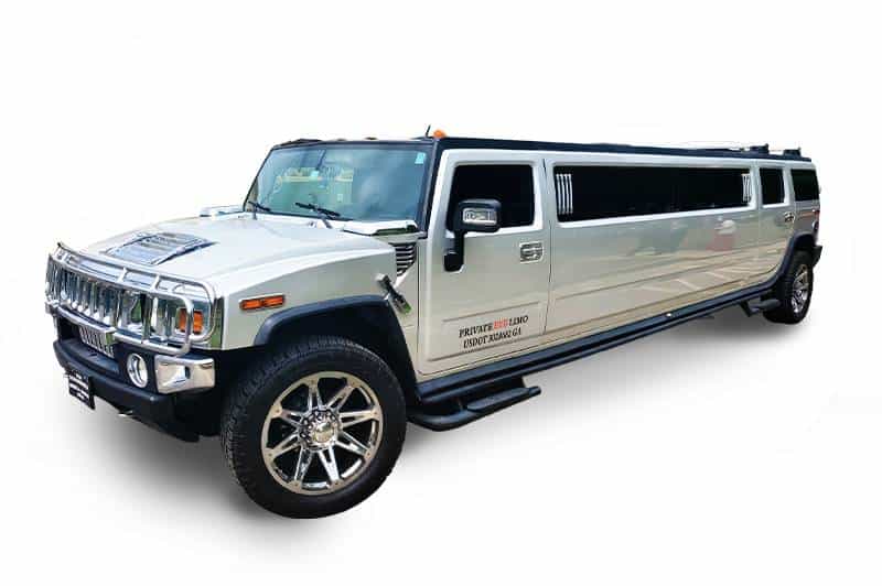 Gray Hummer H2 Stretch Limousine