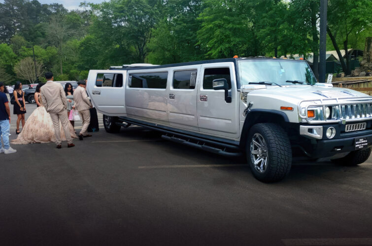 Gray Hummer H2 Stretch Limousine - Image 2