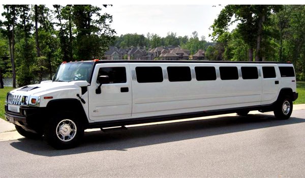 White Hummer H2 Stretch Limousine - Image 7